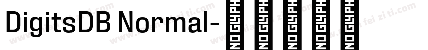 DigitsDB Normal字体转换